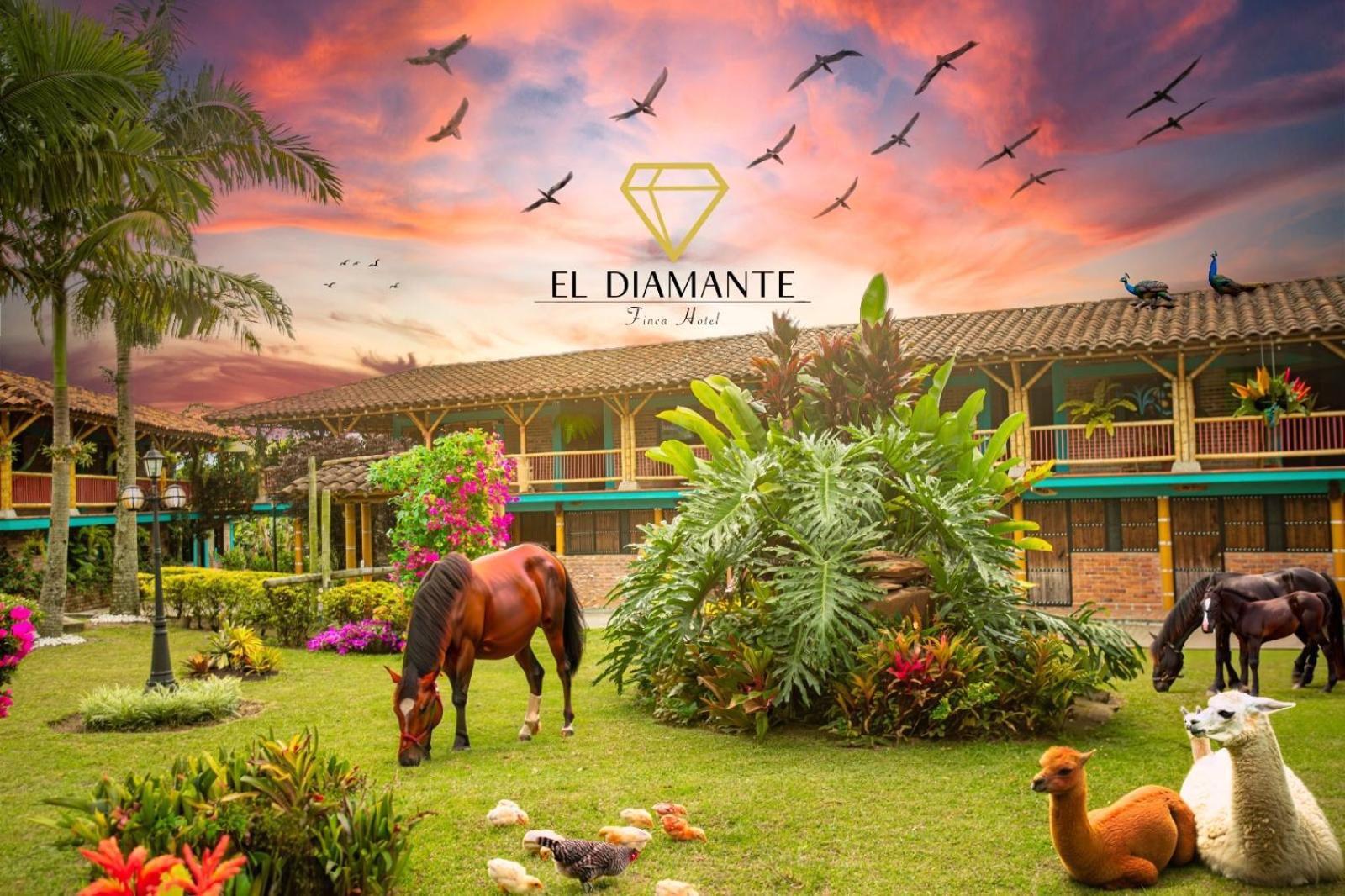 Finca Hotel El Diamante Каларка Екстер'єр фото